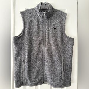 The Black Dog Women’s Gray Fleece Vest